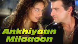 Akhiyaan Milaoon Kabhi | Raja movie Songs | Madhuri Dixit | Sanjay Kapoor | Udit Narayan | Alka Yagnik